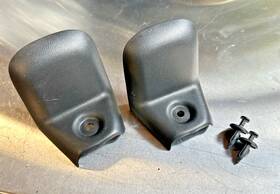 1586473 Gm C6 Corvette Pass Seat Mount Bolt Covers Oem 05-13
