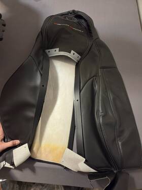 19250501 Gm 2010-2011 New Corvette Grand Sport Driver Side Black Upper Seat Cover