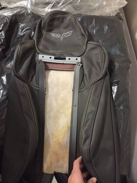 19250688 Gm Driver Side Seat Cover New Front 2012 Chevrolet Corvette Yellow