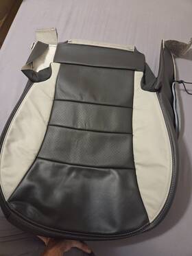Gm 19293100 New 2006 -2011 Chevrolet Corvette Ebony Light Titanium Driver Seat Cushion Cover