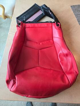 85563549 Gm Corvette C8 Adrenaline Red Passenger Seat Cushion Cover Leather