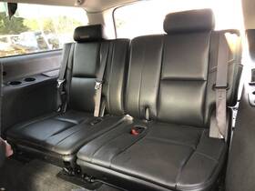 220.gm9j11 Gmc 2010 2011 Yukon Xl1500 Third 3rd Row Rear Back Seat Black Leather 965135