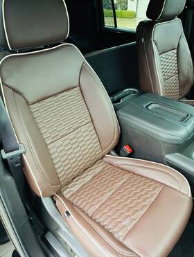 U2gm79 Gmc 2021-2024 Yukon Suburban Katzkin Leather Seat Covers 3 Three Row Kit