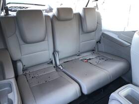 220.ho1317 Honda 2014-2017 Odyssey 3rd Row Rear Back Seat Bench Gray Leather 906361
