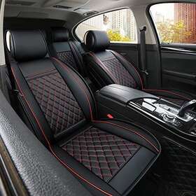 Inch Empire 603470112190 Easy To Clean Car Seat Cushions Synthetic Leather - Universal Fit