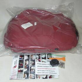 Inch Empire 724268247709 Seat Cover Custom Fit For Tesla Model 3 2017 - 2023 Lichi Wine Red