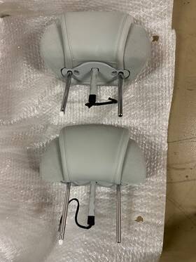 Infiniti 09-15 G37 Q60 Front Right And Left Convertible Seat Head Rest Set Lot2346