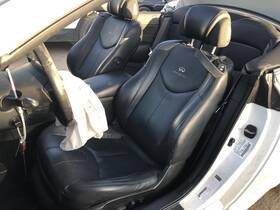 87350jj83a Infiniti 2014 Q60 Left Front Driver Bucket Seat Black Leather Convertible 962936