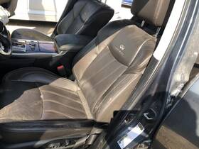 874501ma0a Infiniti 2011 M37 Left Front Driver Bucket Seat Brown Leather Bose 817769