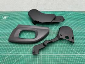 7w93-f62151-aa Jaguar 10-19 Xj Xjr Front Right Passenger Side Seat Plastic Trim Cover Set Oem
