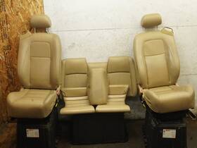 C2c21115 Jaguar 07-09 Xk X150 Seat Leather Bucket Cushion Electric Front Rear Set Oem