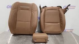 202-11119cl Jeep/plymouth Truck 18-20 Wrangler Rubicon Seat Covers Front Left Tan Leather Oem