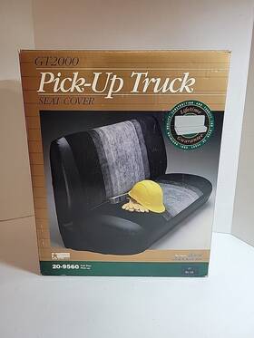 20-9560 Kool Kooshion 046854012714 Gt2000 Pick-up Truck Seat Cover Full Size Blue Vintage Usa