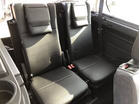 220.rv1n11 Land Rover 2010 2011 Lr4 3rd Row Rear Back Seat Bench Tcb Black Leather 864197