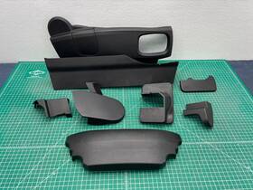 Ah32600b12 Land Rover 05-16 Front Right Passenger Side Seat Plastic Trim Cover Set Oem
