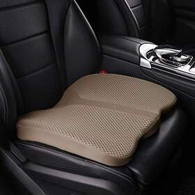 Ms-01 Larrous Comfort Memory Foam Seat Cushion For Car Driver Large Beige
