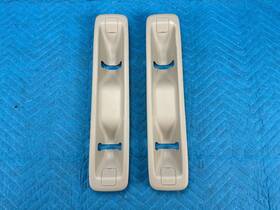 61514-60030 Lexus Gx470 3rd Row Seat Anchor Rail Trim Cover Ivory 2pc Set 2003-2009 Oem