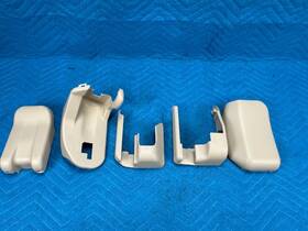 71692-60101 Lexus Lx570 2nd Row Driver Seat Hinge And Track Cover 5pc Set 10 11 Beige Lp01 Oem