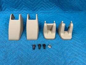 7169260040 Lexus Gx470 2nd Row Seat Hinge Covers Drivers Side Ivory 4pc Set 2003-2009 Oem