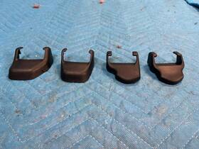 Lexus 7212324030 Oem Sc430 Front Passengers Seat Track Covers Black 4pc Set 2002-2010