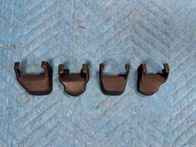 Lexus 7212424020 Oem Sc430 Front Drivers Seat Track Covers Black 4pc Set 2002-2010