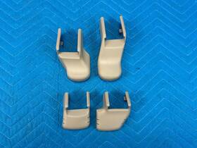 7212760030 Lexus Lx470 Front Passengers Seat Track Covers Tan Lf40 4pc Set 1998-2002 Oem