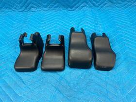 7212760100 Lexus Gx460 Front Passengers Side Seat Track Covers 4pc Set Black 2010-2023 Oem