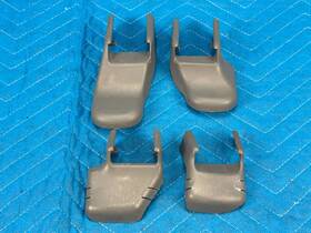7213760090 Lexus Lx470 Front Passengers Seat Bracket Cover Gray Lf10 4pc Set 1998-2002 Oem