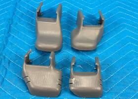 7213860060 Lexus Lx470 Front Drivers Seat Bracket Cover Gray Lf10 4pc Set 1998-2002 Oem