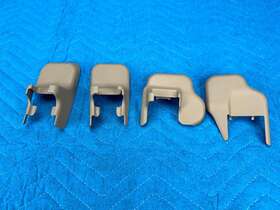 7215833150 Lexus Es350 Es300h Front Passenger Seat Track Covers 4pc Set Beige 2013-2015 Oem