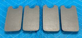 72918-60010 Lexus Lx470 3rd Row Seat Cushion Lock Cover Gray Lf10 4pc Set 1998-2002 Oem