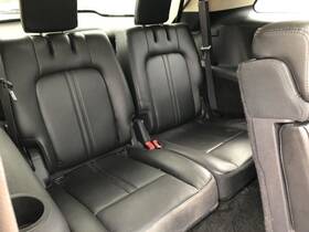 220.fd2m15 Lincoln 2015 Mkt 3rd Third Row Rear Back Seat Bench Black Leather 872108