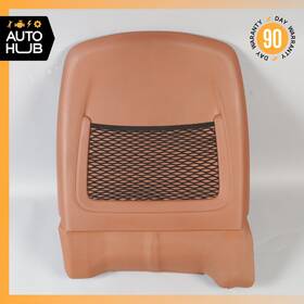 673001866 Maserati 14-17 Ghibli M157 Front Right Side Seat Back Cover Brown Oem 51k