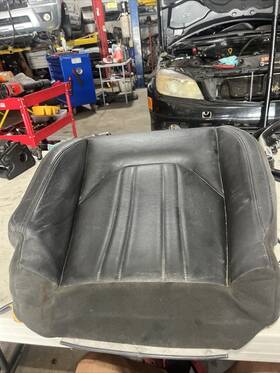 673003258 Maserati 14-17 Ghibli Passenger Back Seat Cushion Black Oem