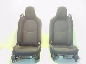 202-51892l Mazda 2009 Mx-5 Miata Nc Black Cloth Driver And Passenger Front Seats