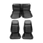 Mc70blkgf Mustangs Unlimited Front Rear Seat Upholstery Mach