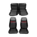 Mc70blkrf Mustangs Unlimited Front Rear Seat Upholstery Mach