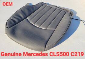 2199102646 Mercedes Genuine Cls C219 Bottom Lower Seat Cover Leather Oem Upholstery Skin