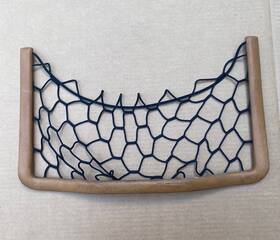 1239140423 Mercedes-benz W123 Seat Back Panel Palomino Sedan Wagon Oem Cargo Net Trim
