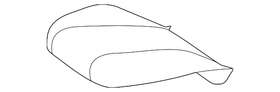 167-910-35-01-9e43 Mercedes-benz Genuine Cushion Cover