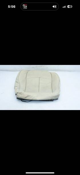 Mercedes-benz A21191081468j73 03-05 E320 Front Left Driver Seat Cushion Cover Beige Leather