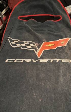 638520610 Mid America Motorworks Corvette Seat Towel - 1 Damaged Couple Holes And Some Blemishes