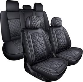 170785-5253-1610265062 Mirozo Seat Covers Full Set Waterproof Fit For Most Sedan Truck And Suv Black