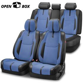 Npm83419 Newpoint Motor Open-box Car Suv Truck Navy Blue Leatherette Full Set Seat Covers Drive Series