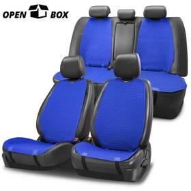 Npm83441 Newpoint Motor Open-box Car Truck Navy Blue Woven Polyester Full Set Seat Covers Protex Series