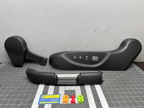 185s0-e7305 Nissan 16-23 Maxima Front Left Driver Side Seat Plastic Trim Cover Set Of 3 Oem
