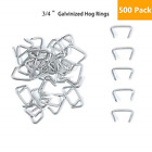 Not Applicable Nidaye Galvanized Professional Upholstery Hog Rings 696579407168