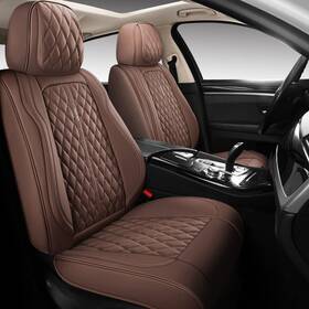 Nunivak 738508634792 Full Coverage Leather Car Seat Covers Set Wateroroof For Cars T
