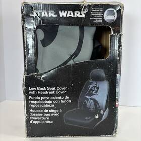 006927r01 Plasticolor Star Wars Darth Vader Car Truck Suv Low Back Seat Cover With Headrest