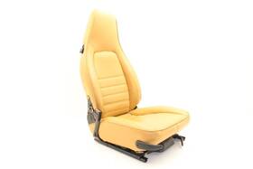 202.po1l86 Porsche 83-91 944 Driver Left Front Brown Leather Seat See Pictures